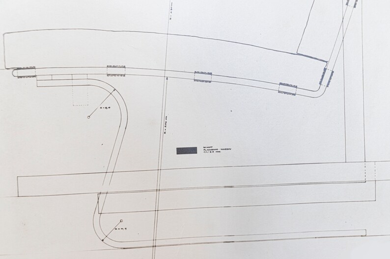 Mies van der Rohe Design Drawing, MR Feder-Sessel Tugendhat MR70 Chair image 3