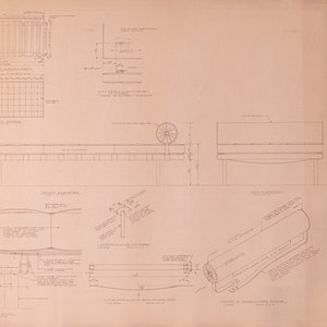 Mies van der Rohe Design Drawing, Couch image 2