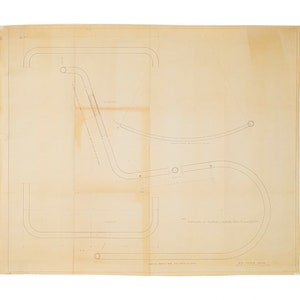 Mies van der Rohe Design Drawing, MR Lounge Chair image 1