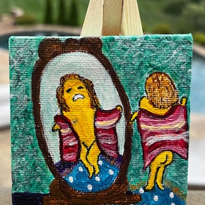 Acrylic Painting “Buffalo Egg, Eat Me” Fan Art