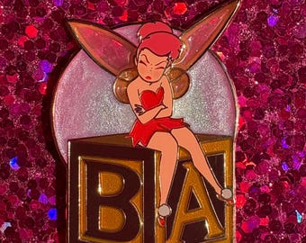 Angry Pink Tink Fantasy Pin