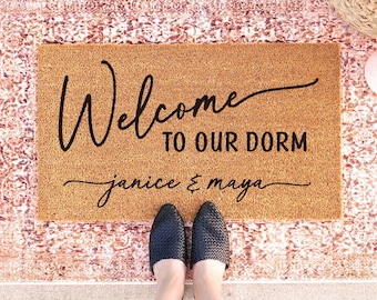 Gift Dorm Gift College Gift for College Student Gift University Doormat Custom Doormat Personalized Welcome Mat Custom Gift for Dorm Room