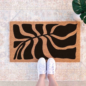 Doormat Modern Door mat Modern Gift Floral Doormat Wildflowers Decor Floral Decor Flowers Door Mat Floral Door Mat Front Door Decor Home