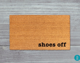 Lose The Shoes Door Mat Doormat Take Off Shoes No Shoes Etsy