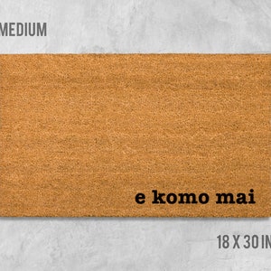 E Komo Mai Doormat, E Komo Mai Door Mat, Aloha Doormat, Housewarming Gift, Wedding Gift, Aloha Door Mat, Hawaii, Hawaiian Doormat, Hawaiian