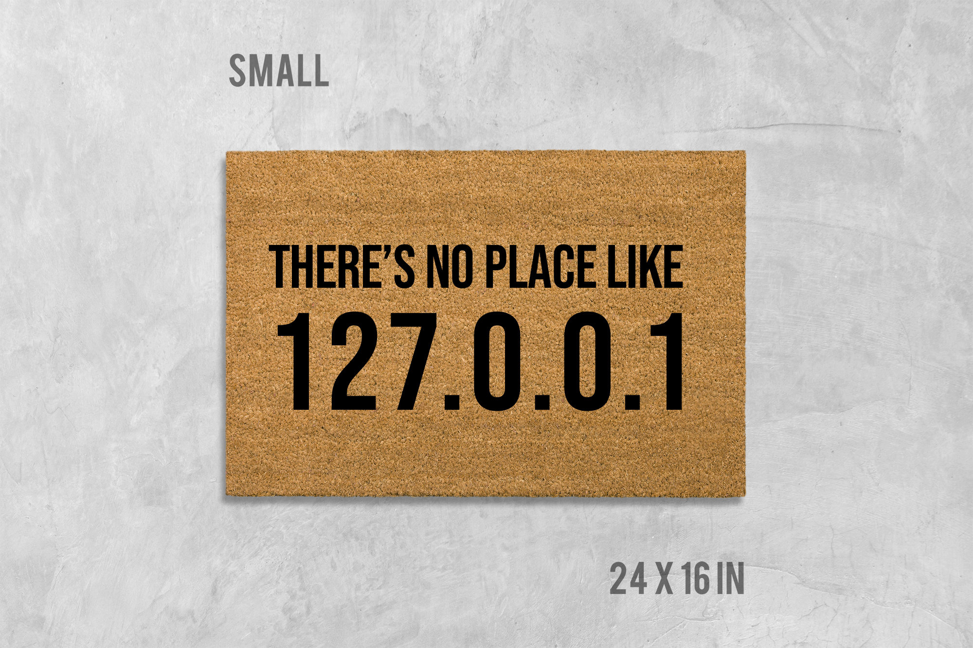 Joelmat There's No Place Like Nana's 玄関 ノンスリップ 屋外/屋内 ゴム製ドアマット 玄関/庭/キッチン/寝室用 23.6インチx15.7インチ 23.6