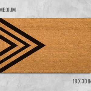 Triangle Doormat, Triangle Door Mat, Modern Doormat, Modern Door Mat, Cute Doormat, Cute Door Mat, Housewarming Gift, Welcome Mat, Birthday