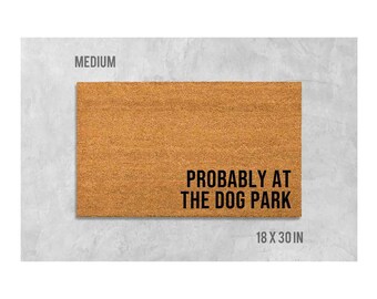 Dog Doormat: Funny Welcome Mat (Coir, Latex, Outdoor)