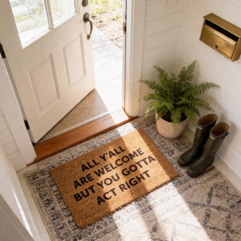 TheDoormatory Gotta Act Right Doormat - Thumbnail 3