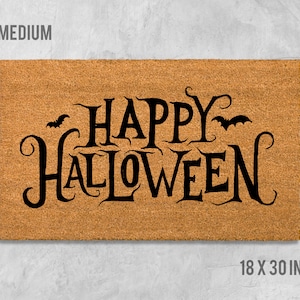 Happy Halloween Doormat, Halloween Mat, Halloween Doormat, Spooky Doormat, Funny Halloween Doormat, Halloween Door Mat, Funny Door Mat