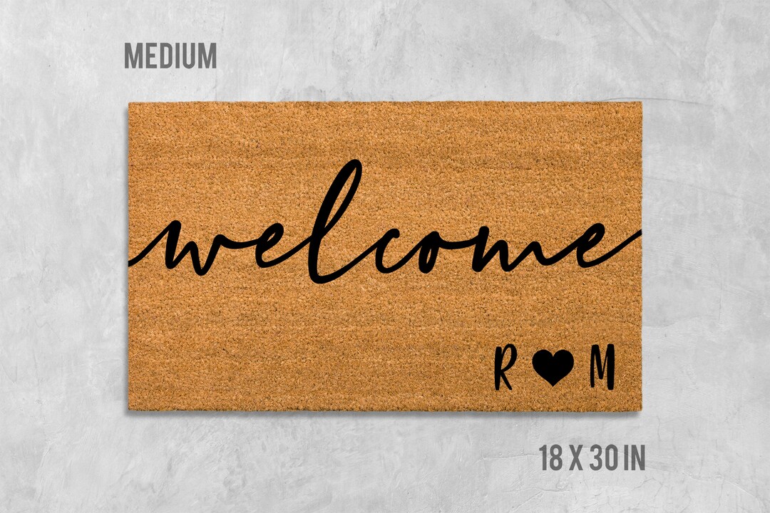Custom Initial Doormat, Custom Family Doormat, Custom Doormat, Custom Door Mat, Custom Name