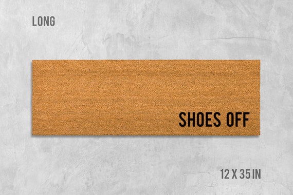 Shoes Off Doormat Shoes Off Door Mat Funny Doormat Housewarming Gift Wedding Gift Shoes Off Welcome Mat Welcome Mat Birthday Gift