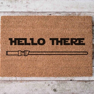 Hello There Doormat Hello There Gift Unique Door Mat Welcome Mat Nerd Home Decor Funny Doormat Funny Door Mat Unique Gift Housewarming Gift