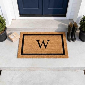 Personalized Doormat: Initial Design Custom Door Mat