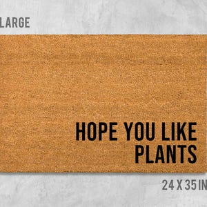 Plant Doormat: Natural Coir with Anti-Skid Backing - Indoor/Outdoor image 3