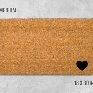 Heart Doormat, Heart Door Mat, Housewarming Gift, Birthday Gift, Anniversary Gift, Wedding Gift, Love Doormat, Love Door Mat, Welcome Mat