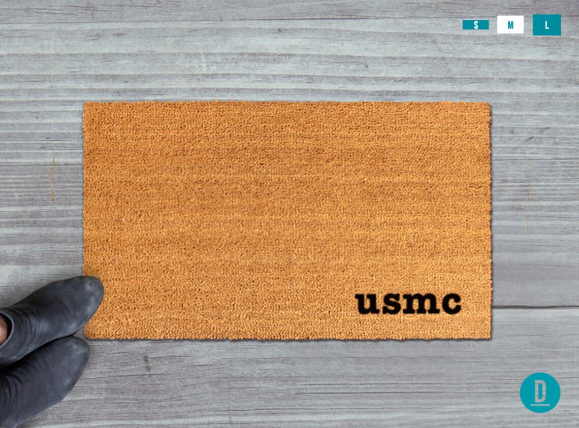 USMC Doormat USMC Door Mat USMC Mat Marines Etsy