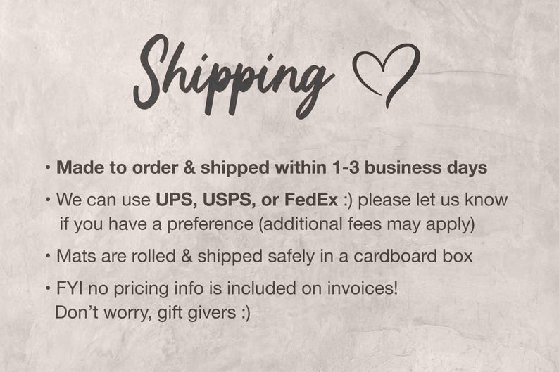 Shipping