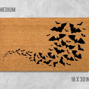 Bat Doormat, Bat Door Mat, Halloween Doormat, Funny Doormat,  Spooky Doormat, Funny Halloween Doormat, Halloween Door Mat, Funny Door Mat