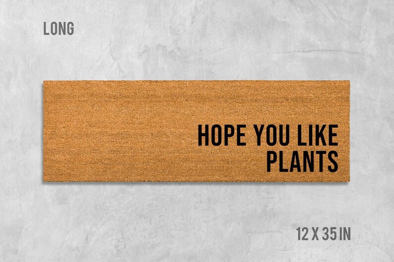 Plant Doormat: Natural Coir with Anti-Skid Backing - Indoor/Outdoor image 5