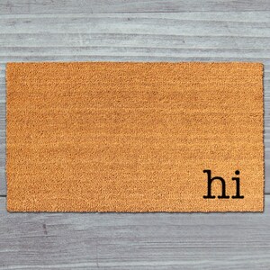 Hi Doormat, Hi Door Mat, Hi Welcome Mat, Doormat, Door Mat, Welcome Mat, Handmade Doormat, Painted Doormat, Painted Door Mat, Hi
