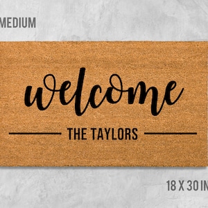 Custom Family Doormat, Custom Last Name Doormat, Custom Doormat, Custom Door Mat, Custom Last Name Door Mat, Custom Family Door Mat, Custom