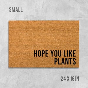 Plant Doormat: Natural Coir with Anti-Skid Backing - Indoor/Outdoor image 4