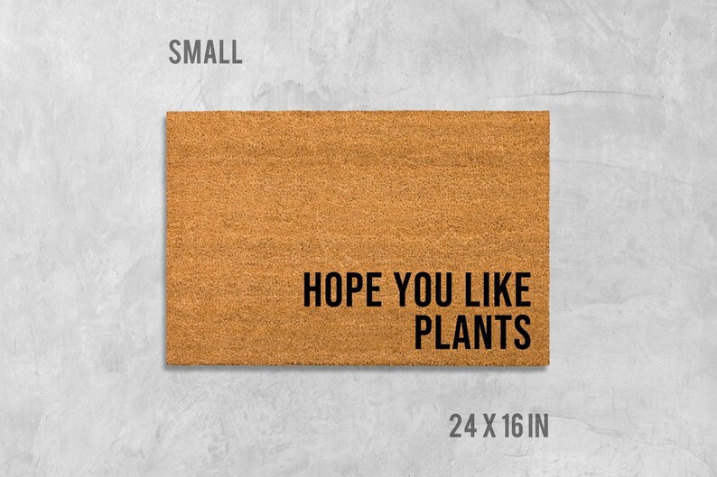Plant Doormat: Natural Coir with Anti-Skid Backing - Indoor/Outdoor image 4