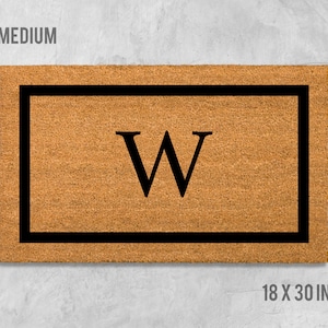 Paillasson initial personnalisé, paillasson familial personnalisé, paillasson nom de famille personnalisé, paillasson lettre personnalisé, paillasson initial, paillasson personnalisé, tapis initial