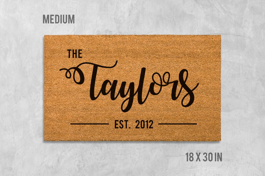 Custom Family Doormat, Custom Last Name Doormat, Custom Doormat, Custom