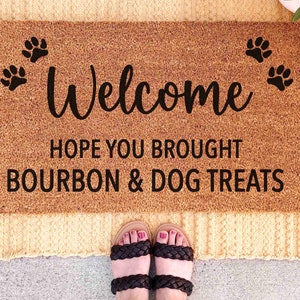 Dog Gift for Dog Owner Doormat Custom Doormat Funny Doormat Dog Door Mat Custom Door Mat Personalized Welcome Mat Custom Gift Unique Gift