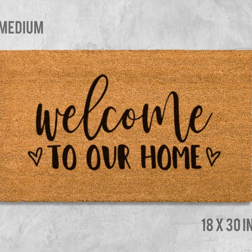 to Our Home Doormat Doormat Door Etsy