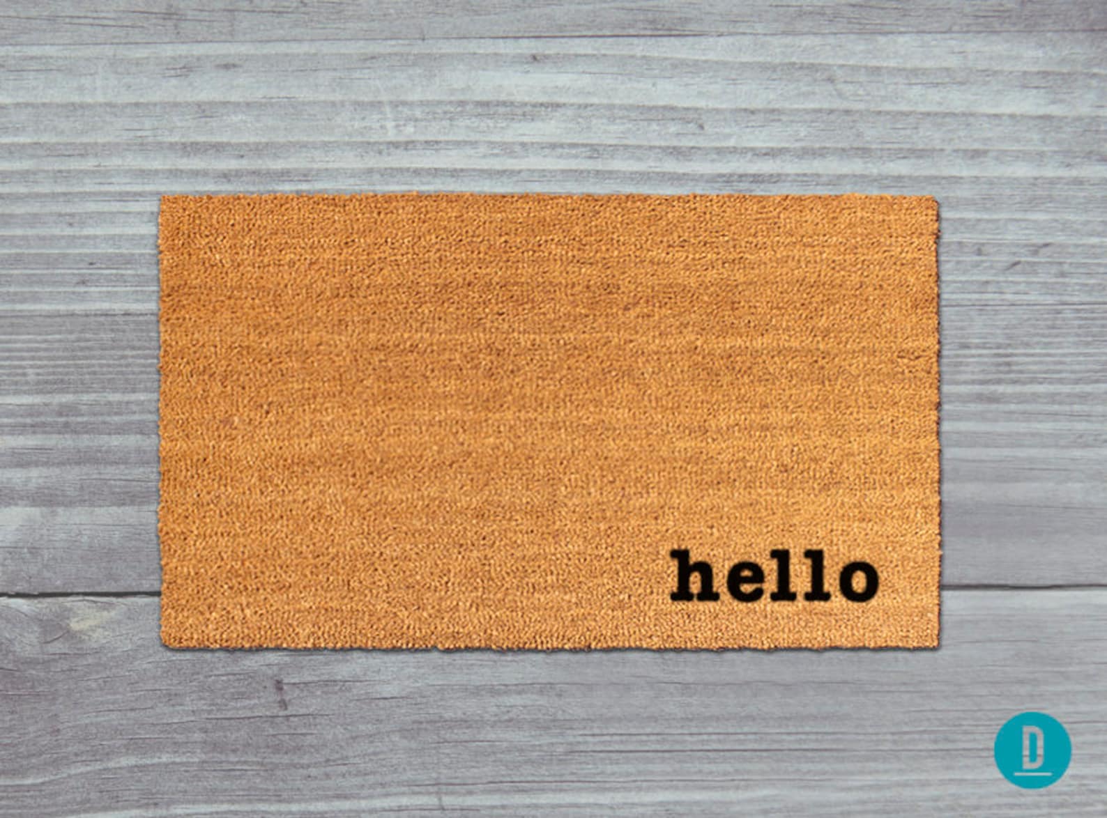 Hello Doormat Hello Door Mat Hello Mat Hello Hi Etsy Singapore