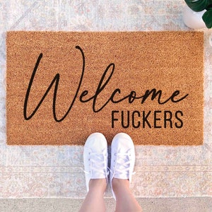 Doormat Funny Doormat Rude Doormat Dorm Gift Dorm Decor College Gift College Decor Funny Door Mat Custom Doormat Custom Mat Personalized Mat
