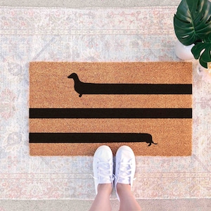Dachshund Doormat Dachshund Gift Ideas for Dachshund Owner Dog Mom Doormat Dachshund Gifts Dachshund Unique Gift Ideas Doxies Dog Door Mat