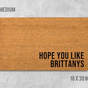 Hope You Like Brittanys Doormat, Dog Doormat, Housewarming Gift, Birthday Gift, Brittany Doormat, Dog Door Mat, Brittany  Door Mat, Brittany