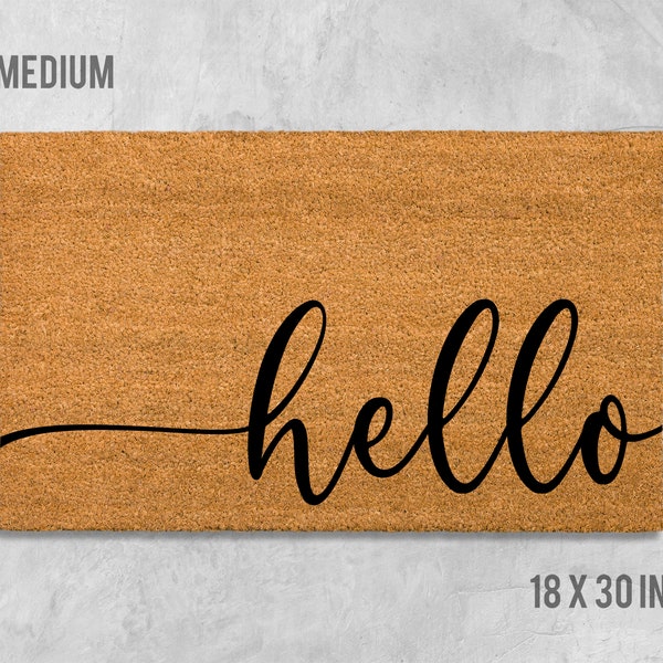 Hello Doormat Etsy