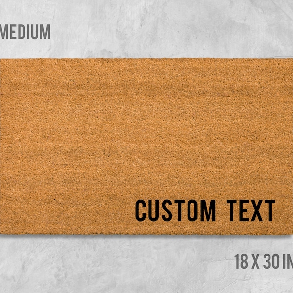 Custom Doormat, Custom Door Mat, Housewarming Gift, Birthday Gift, Funny Doormat, Funny Door Mat, Gift, Custom Words, Custom Text, Custom