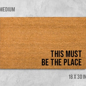 This Must Be The Place Doormat, This Must Be The Place Door Mat, This Must Be The Place, Welcome Mat, Doormat, Door Mat