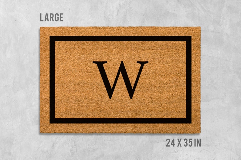 Custom Initial Doormat, Custom Family Doormat, Custom Last Name Doormat, Custom Letter Doormat, Initial Doormat, Custom Doormat, Initial Mat