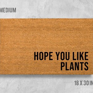 Plant Doormat: Natural Coir with Anti-Skid Backing - Indoor/Outdoor image 2