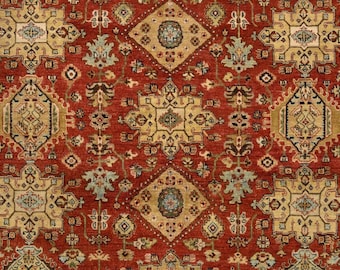Exquisite Red and Black Color, Original Heriz Collection Rug 12'0" x 15'
