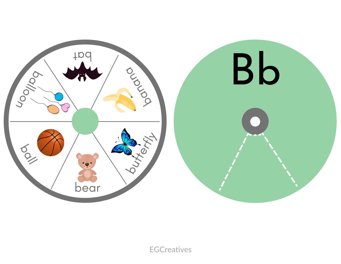 alphabet spinners fun way to learn the alphabet from a to