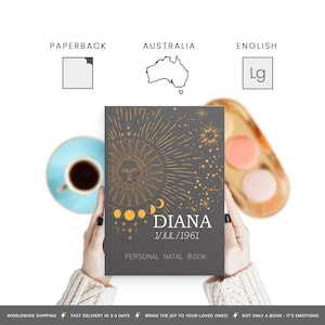 Personalized Astrology Book: Discover Your Birth Chart Makeup & Zodiac Signs Explained in Clear Language in Paperback Cover