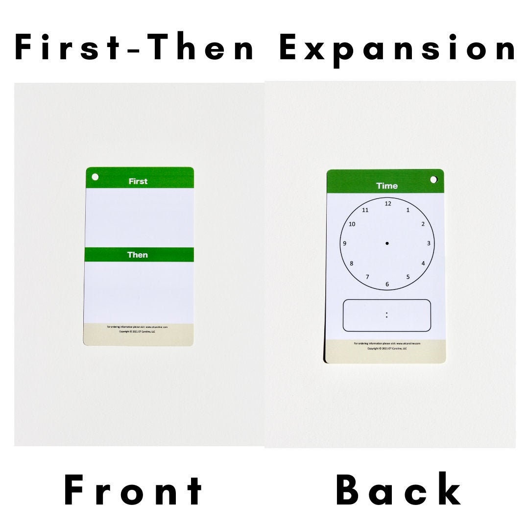 First-then Expansion Pack / Pediatric Pocket Guide for Occupational ...