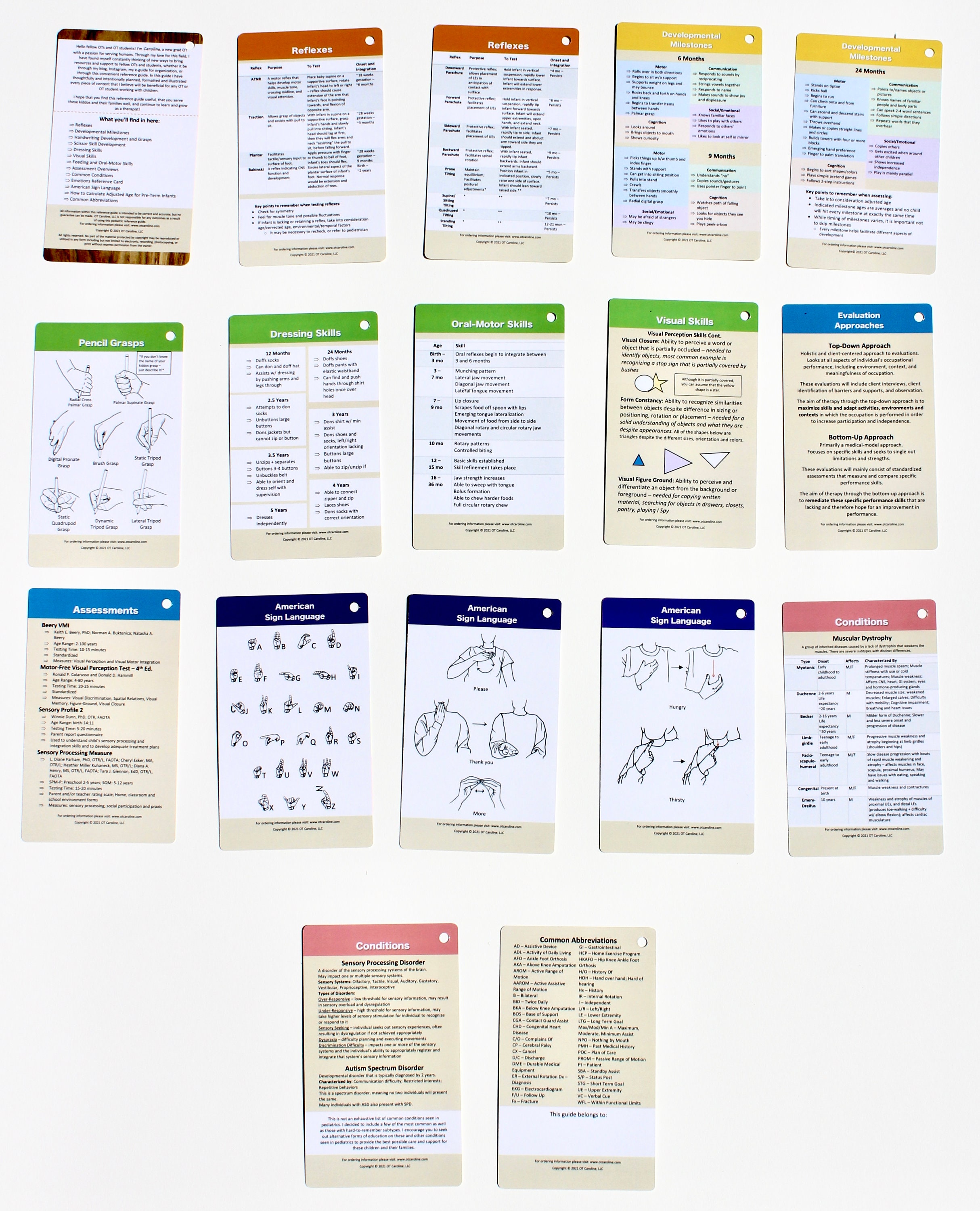 Pediatric Pocket Guide for Occupational Therapists 2nd Edition Etsy UK