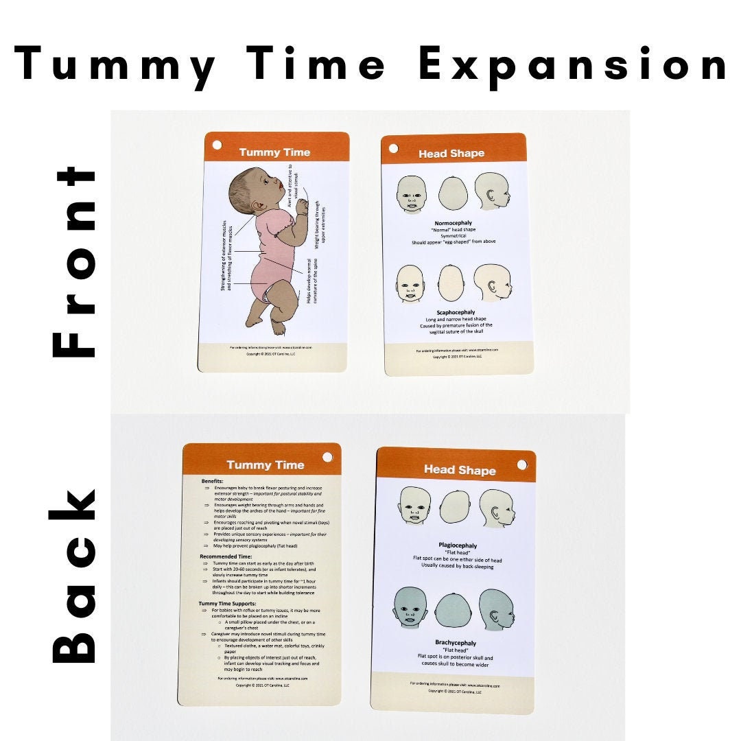 Tummy Time Expansion / Pediatric Pocket Guide for Occupational Therapists / Pocket Guide / Quick