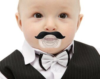 mustache binky