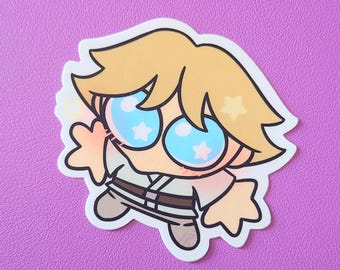 Star Wars Luke Skywalker Scrimblo Sticker | Waterproof, 3 Inch