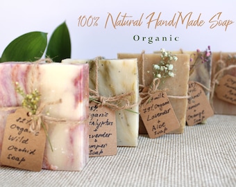 Handmade Soap Bar / Organic Soap Bar / Cold Process Soap / All Natural Soap / GMO Free Soap / Paraben Free Soap / Sulfate Free Soap